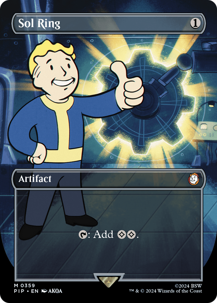 Sol Ring (Borderless) [Fallout] | Eastridge Sports Cards & Games