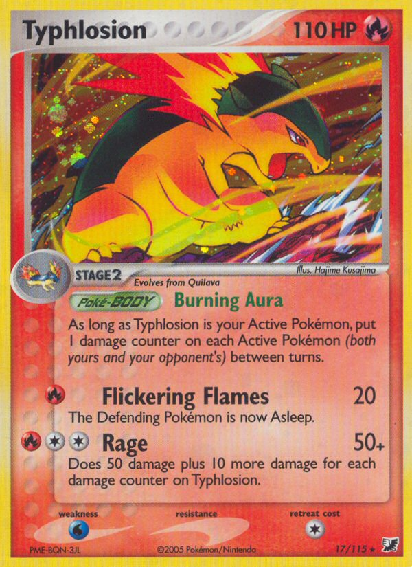 Typhlosion (17/115) [EX: Unseen Forces] | Eastridge Sports Cards & Games