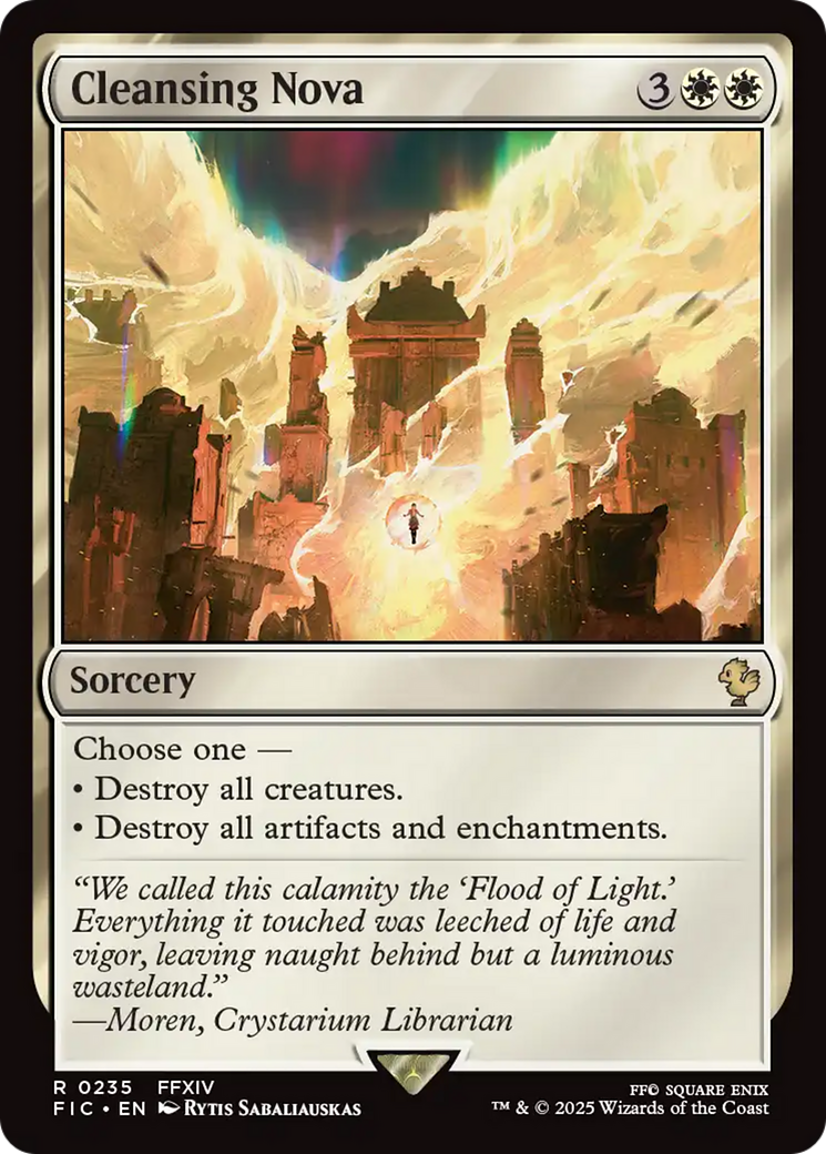 Cleansing Nova [FINAL FANTASY Commander] | Eastridge Sports Cards & Games