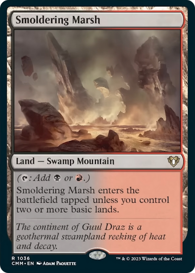 Smoldering Marsh [Commander Masters] | Eastridge Sports Cards & Games