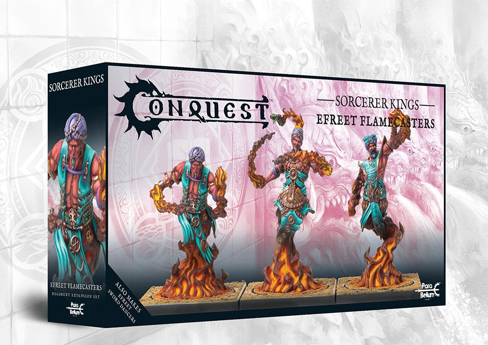 Conquest: Sorcerer Kings Efreet Flamecasters (Dual Kit) | Eastridge Sports Cards & Games