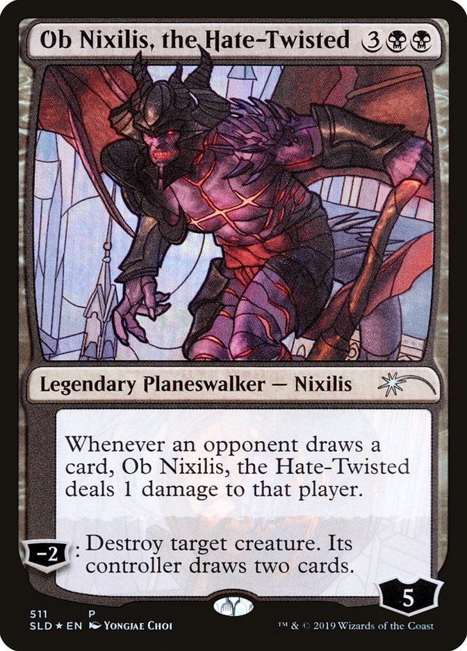 Ob Nixilis, the Hate-Twisted (Stained Glass) [Secret Lair Drop Promos] | Eastridge Sports Cards & Games