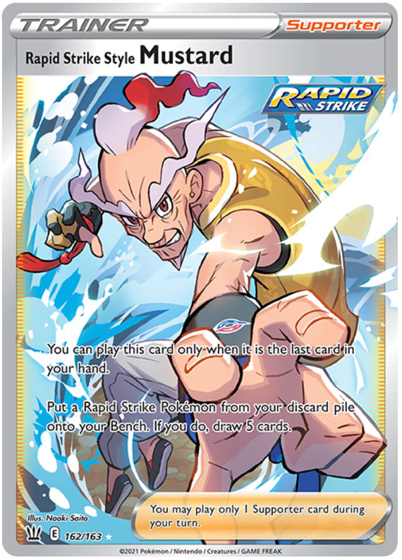 Rapid Strike Style Mustard (162/163) [Sword & Shield: Battle Styles] | Eastridge Sports Cards & Games