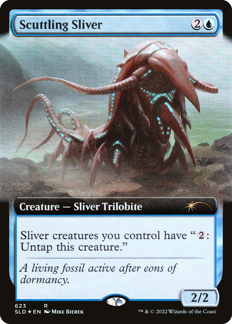 Scuttling Sliver (Extended Art) [Secret Lair Drop Promos] | Eastridge Sports Cards & Games