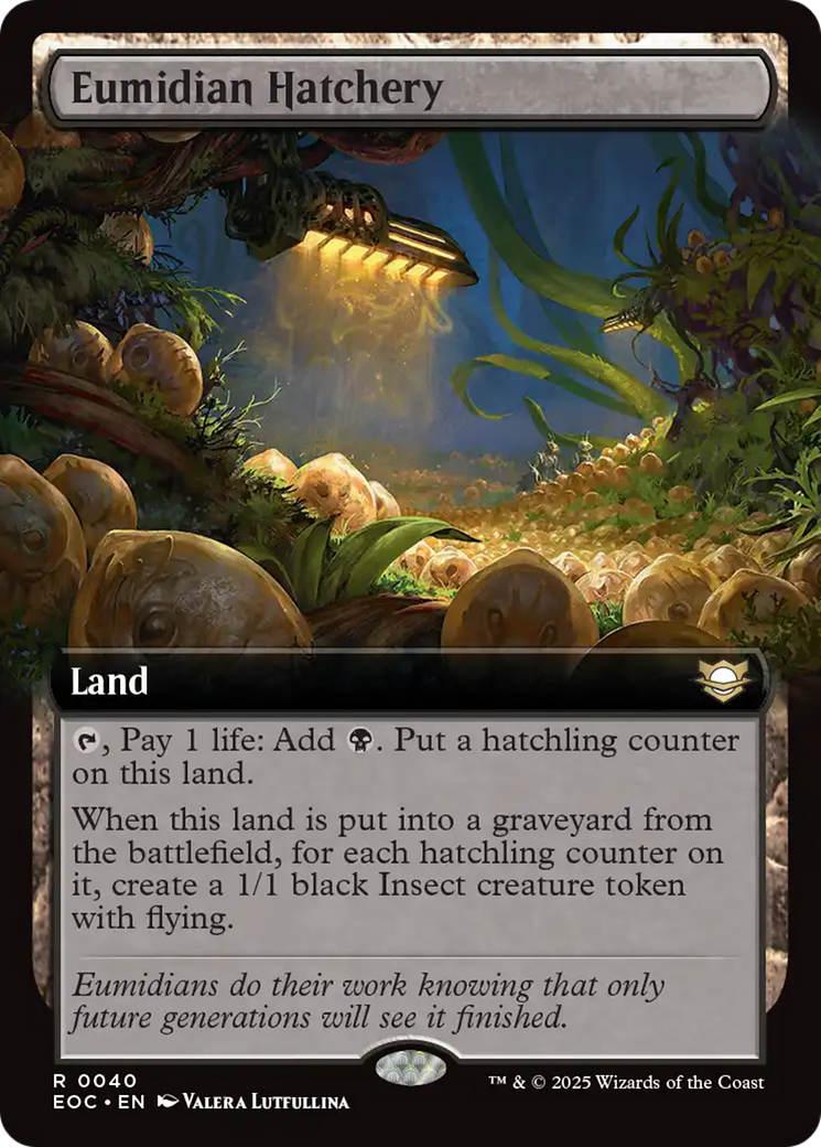 Eumidian Hatchery (Extended Art) [Edge of Eternities Commander] | Eastridge Sports Cards & Games