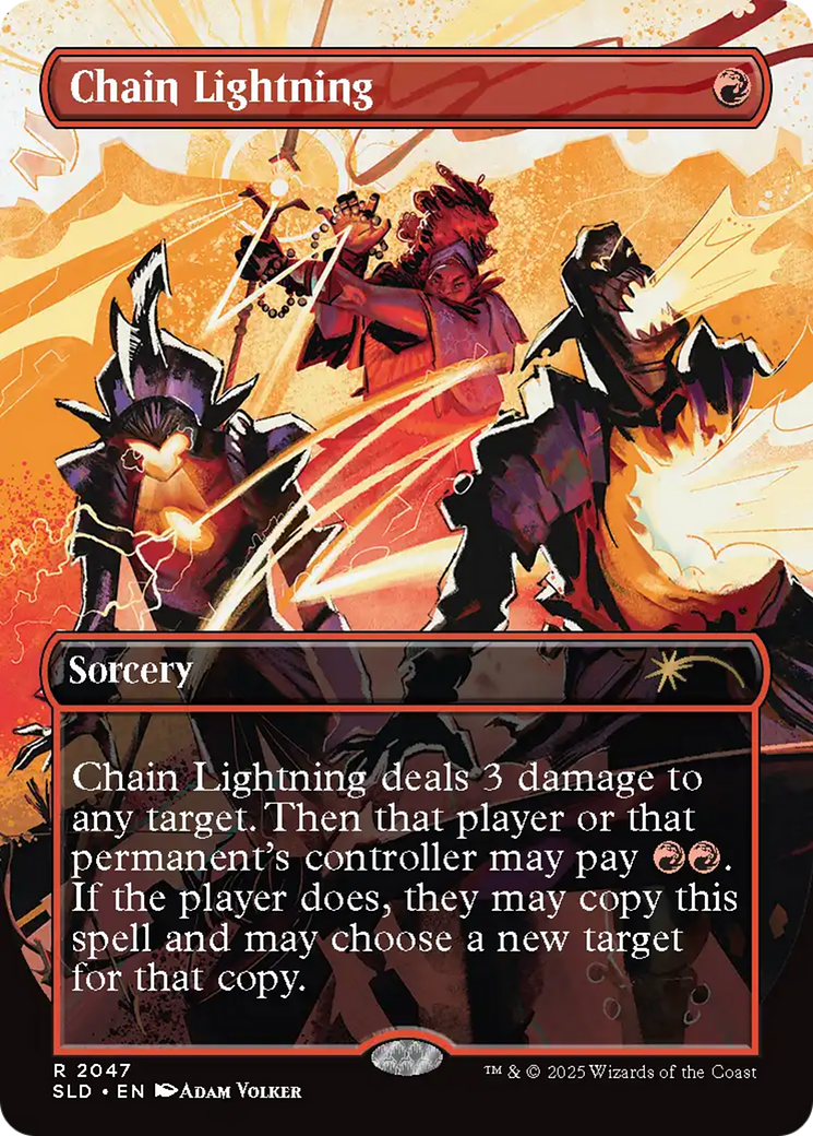 Chain Lightning (2047) (Rainbow Foil) [Secret Lair Drop Series] | Eastridge Sports Cards & Games