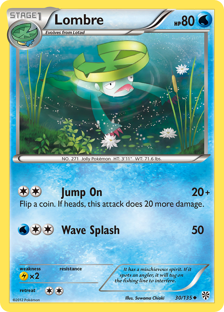 Lombre (30/135) [Black & White: Plasma Storm] | Eastridge Sports Cards & Games
