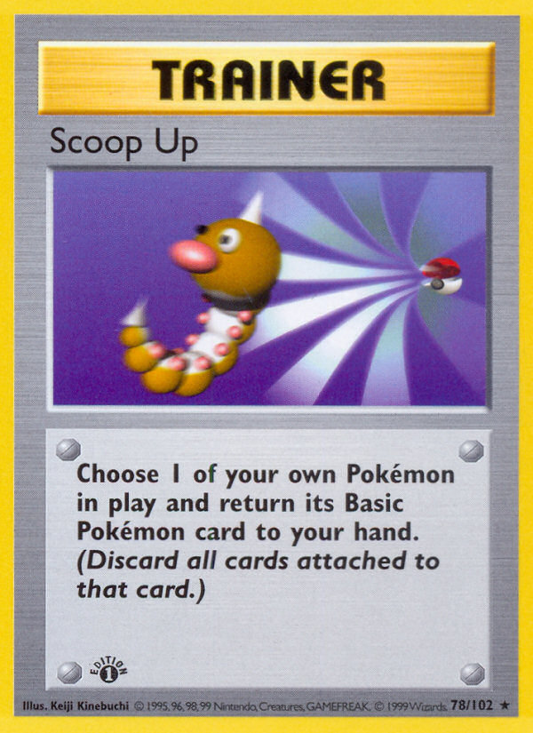 Scoop Up (78/102) (Shadowless) [Base Set 1st Edition] | Eastridge Sports Cards & Games