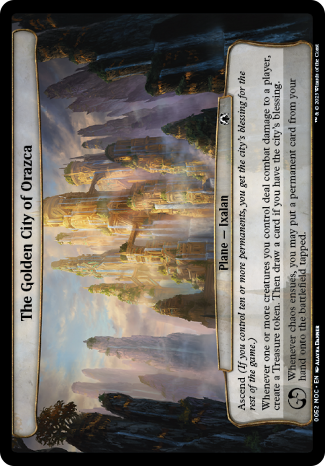 The Golden City of Orazca [March of the Machine Commander] | Eastridge Sports Cards & Games