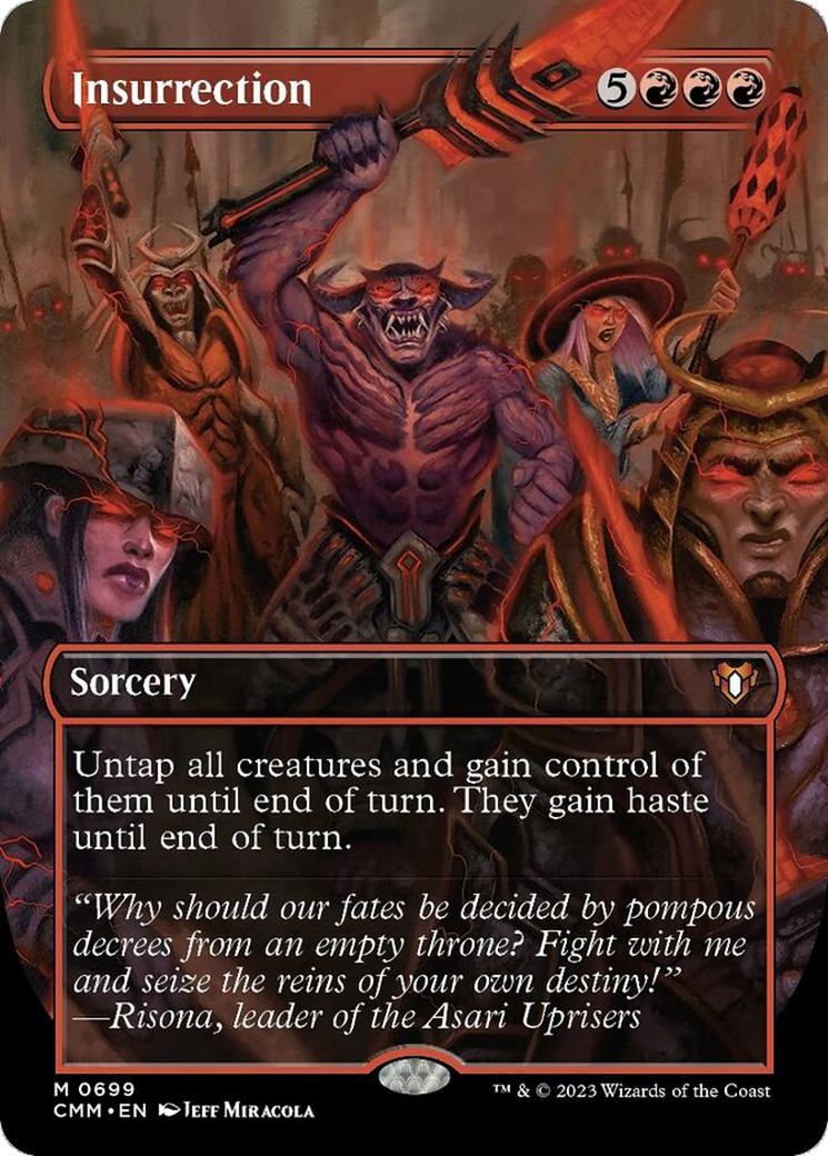 Insurrection (Borderless Alternate Art) [Commander Masters] | Eastridge Sports Cards & Games