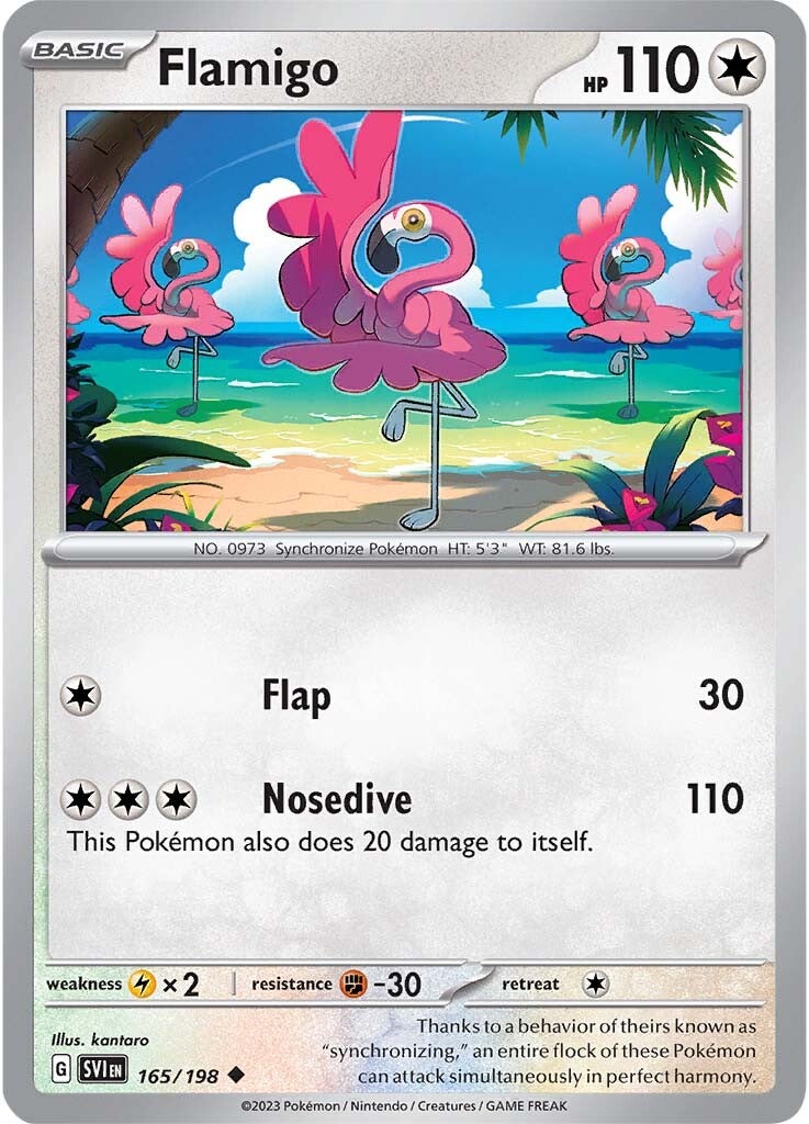 Flamigo (165/198) [Scarlet & Violet: Base Set] | Eastridge Sports Cards & Games