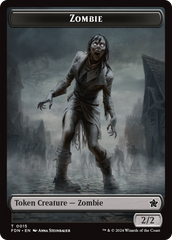 Faerie // Zombie Double-Sided Token [Foundations Tokens] | Eastridge Sports Cards & Games