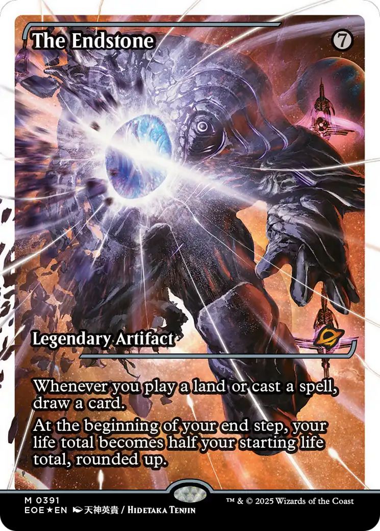 The Endstone (Showcase) (Fracture Foil) [Edge of Eternities] | Eastridge Sports Cards & Games