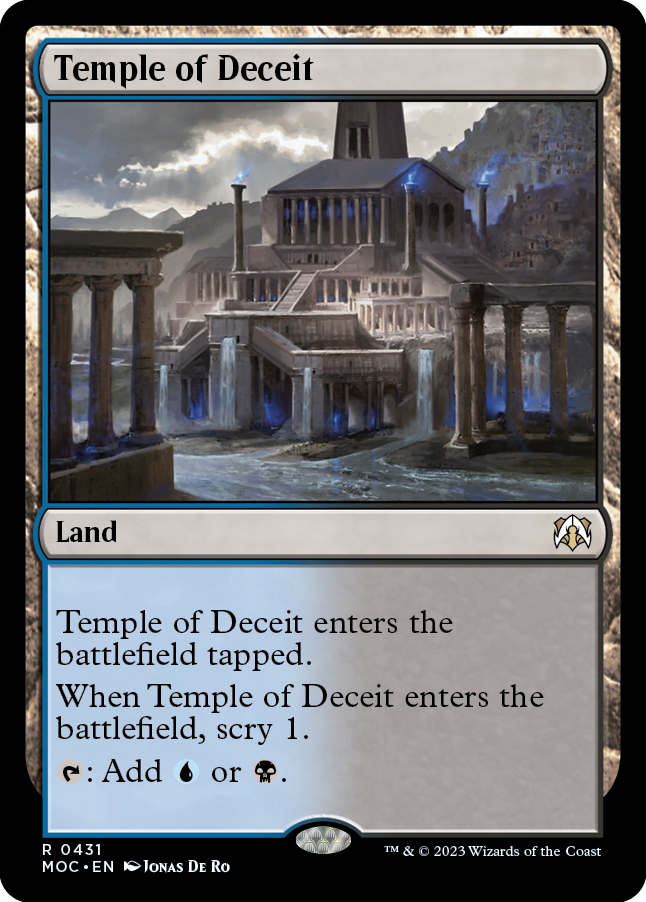 Temple of Deceit [March of the Machine Commander] | Eastridge Sports Cards & Games