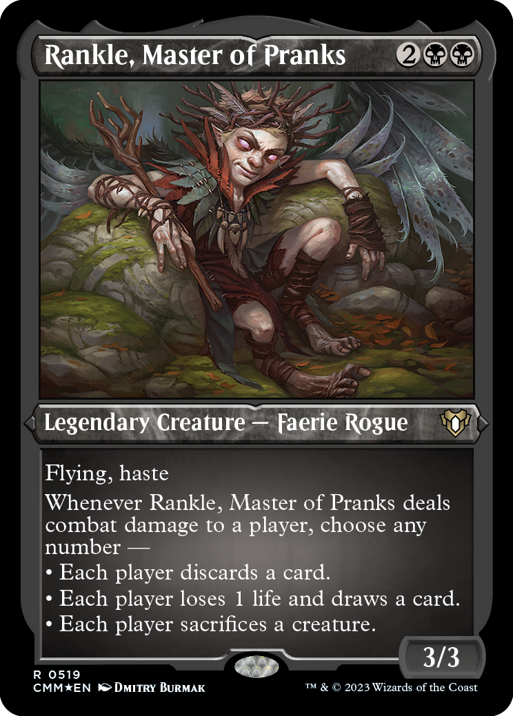 Rankle, Master of Pranks (Foil Etched) [Commander Masters] | Eastridge Sports Cards & Games