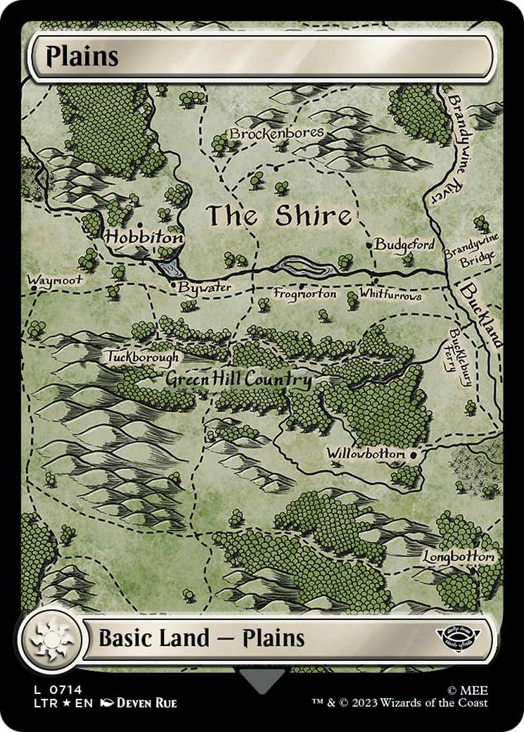 Plains (0714) (Surge Foil) [The Lord of the Rings: Tales of Middle-Earth] | Eastridge Sports Cards & Games