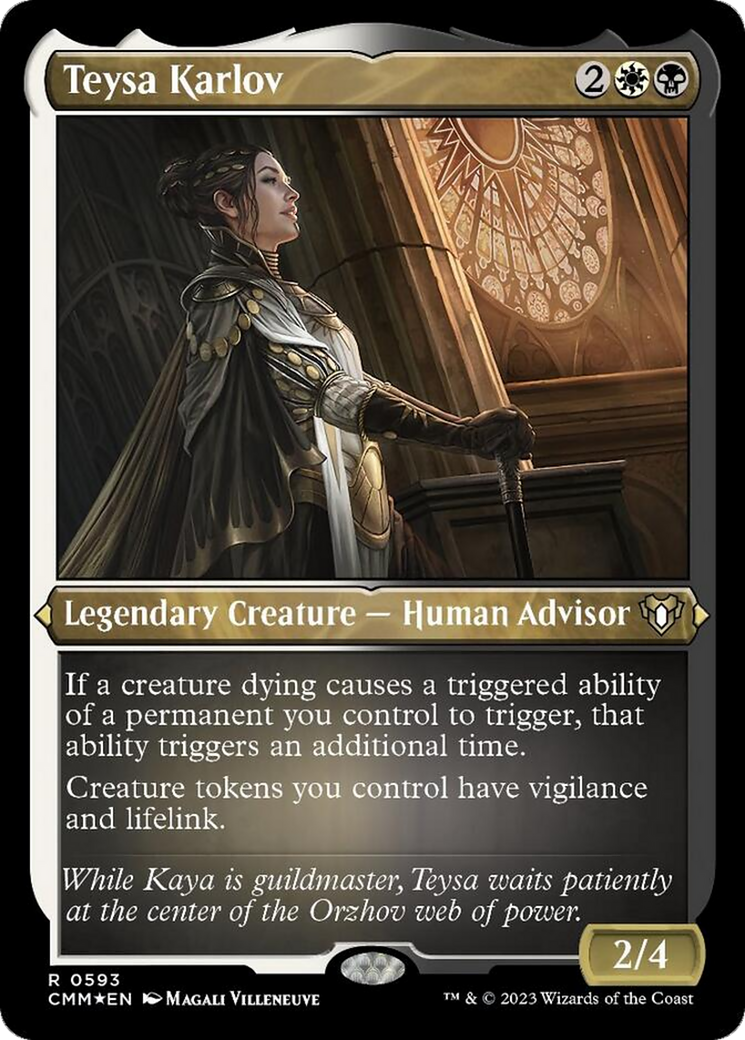 Teysa Karlov (Foil Etched) [Commander Masters] | Eastridge Sports Cards & Games