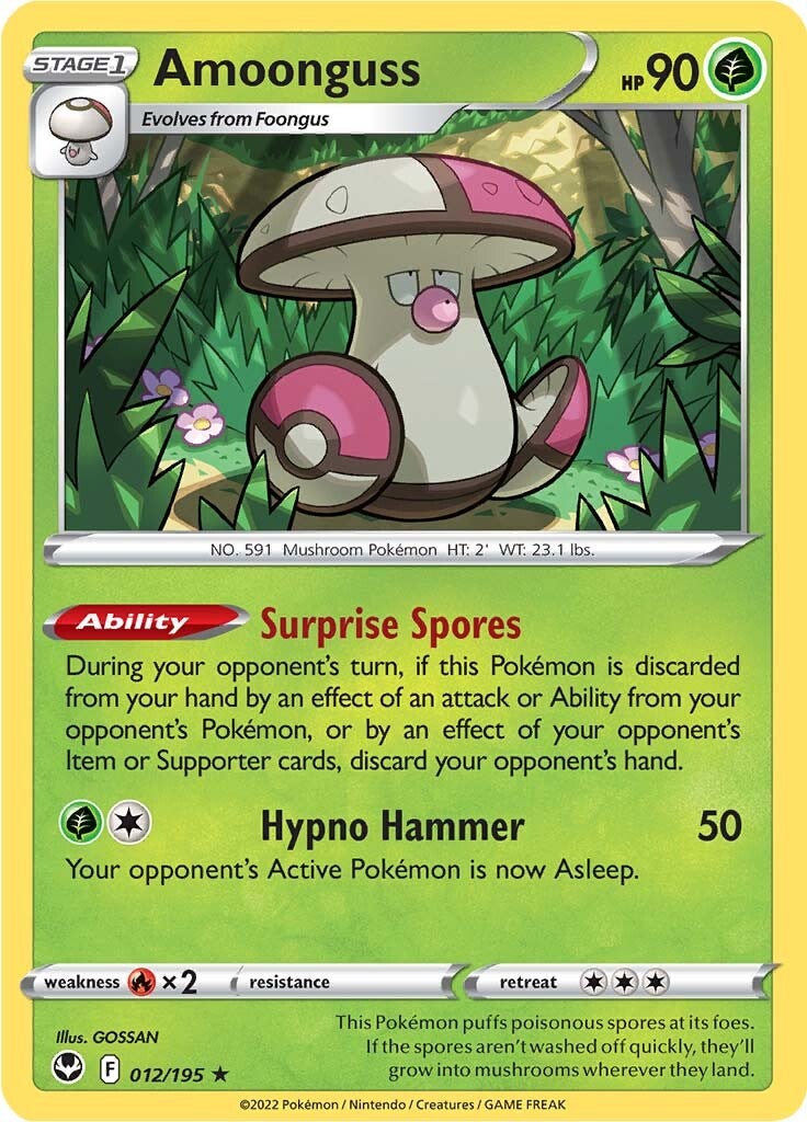 Amoonguss (012/195) [Sword & Shield: Silver Tempest] | Eastridge Sports Cards & Games