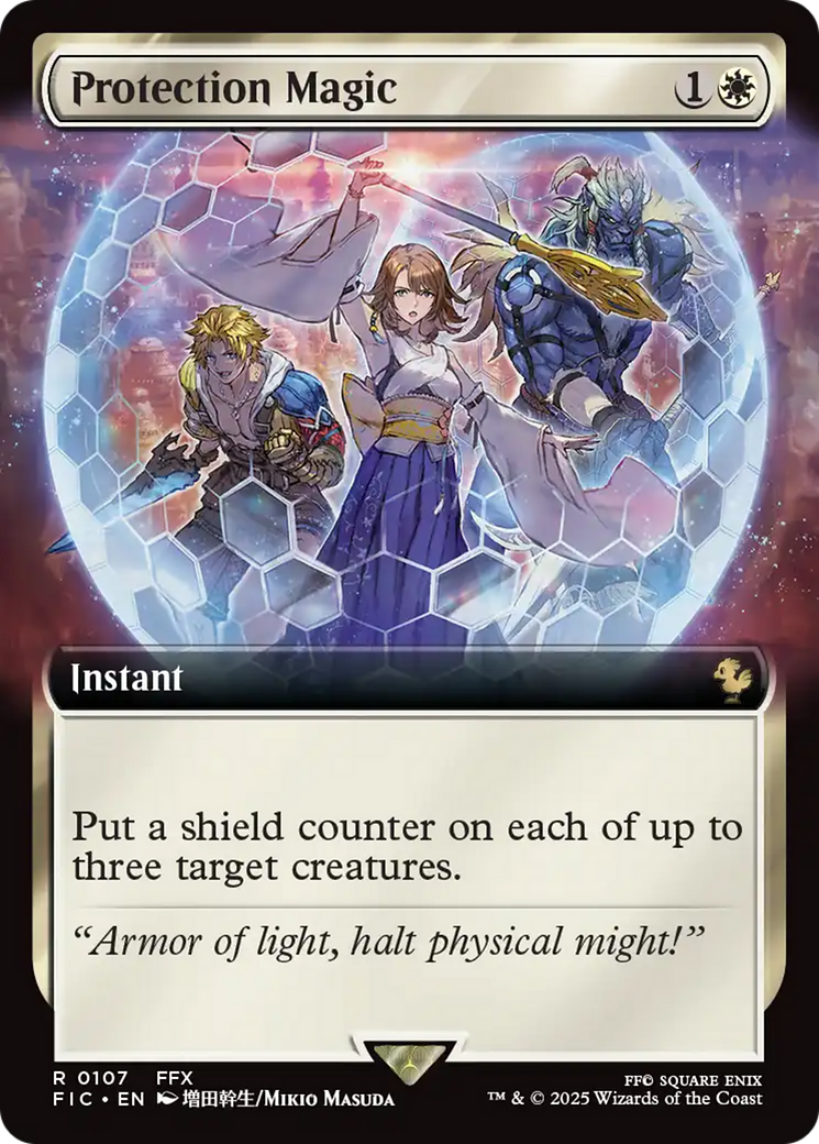 Protection Magic (Extended Art) [FINAL FANTASY Commander] | Eastridge Sports Cards & Games
