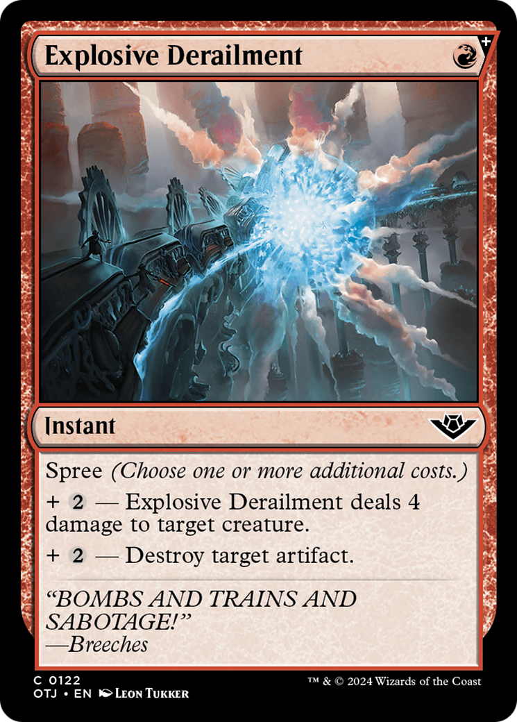 Explosive Derailment [Outlaws of Thunder Junction] | Eastridge Sports Cards & Games