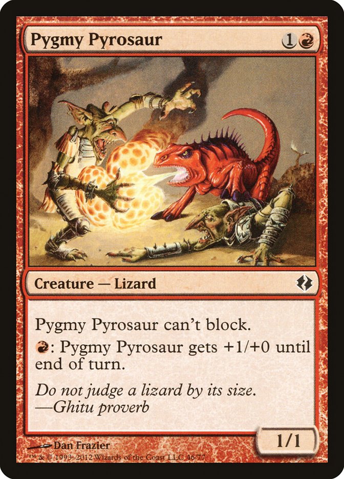 Pygmy Pyrosaur [Duel Decks: Venser vs. Koth] | Eastridge Sports Cards & Games