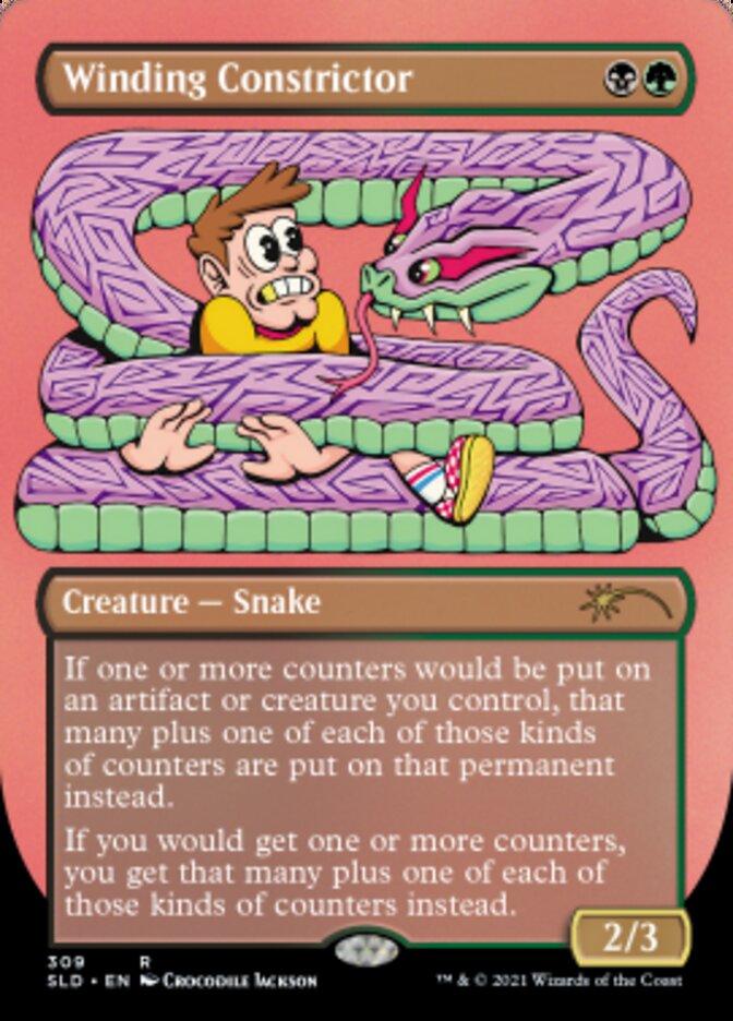 Winding Constrictor (Borderless) [Secret Lair Drop Series] | Eastridge Sports Cards & Games