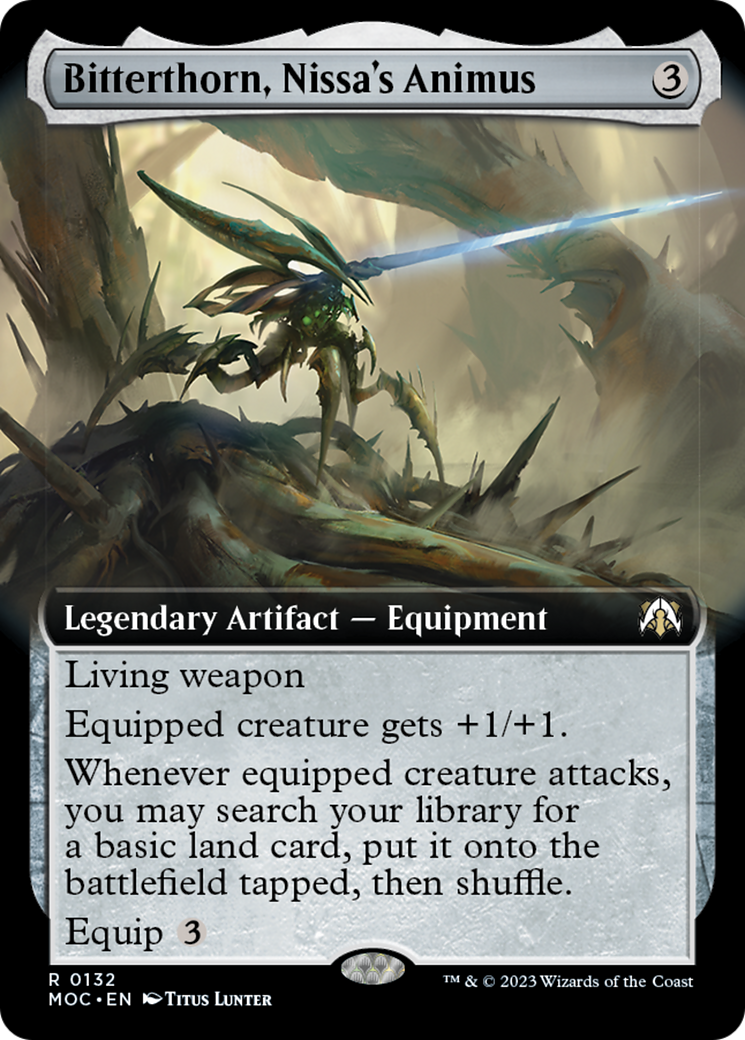 Bitterthorn, Nissa's Animus (Extended Art) [March of the Machine Commander] | Eastridge Sports Cards & Games