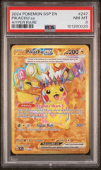 2024 Pokemon Surging Sparks Pikachu ex #247 PSA 8 | Eastridge Sports Cards & Games