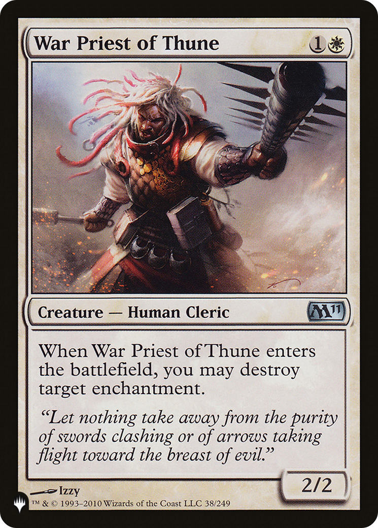 War Priest of Thune [The List] | Eastridge Sports Cards & Games