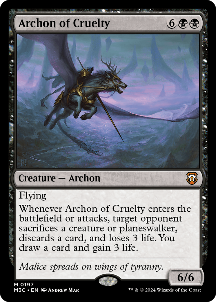 Archon of Cruelty [Modern Horizons 3 Commander] | Eastridge Sports Cards & Games