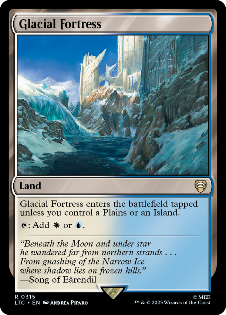 Glacial Fortress [The Lord of the Rings: Tales of Middle-Earth Commander] | Eastridge Sports Cards & Games