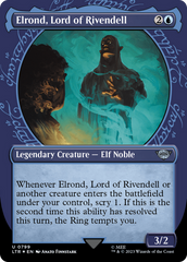 Elrond, Lord of Rivendell (Showcase) (Surge Foil) [The Lord of the Rings: Tales of Middle-Earth] | Eastridge Sports Cards & Games