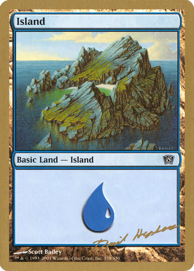 Island (dh338) (Dave Humpherys) [World Championship Decks 2003] | Eastridge Sports Cards & Games