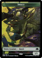 Insect // Construct Double-Sided Token [Dominaria Remastered Tokens] | Eastridge Sports Cards & Games