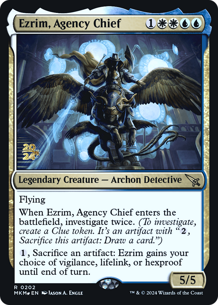 Ezrim, Agency Chief [Murders at Karlov Manor Prerelease Promos] | Eastridge Sports Cards & Games