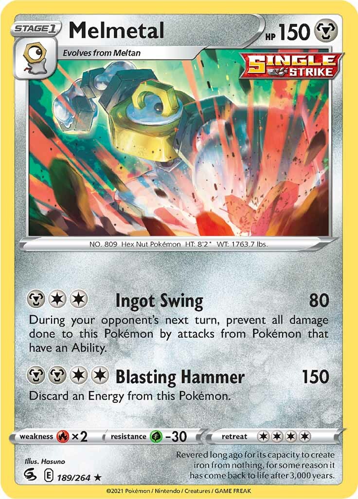 Melmetal (189/264) [Sword & Shield: Fusion Strike] | Eastridge Sports Cards & Games