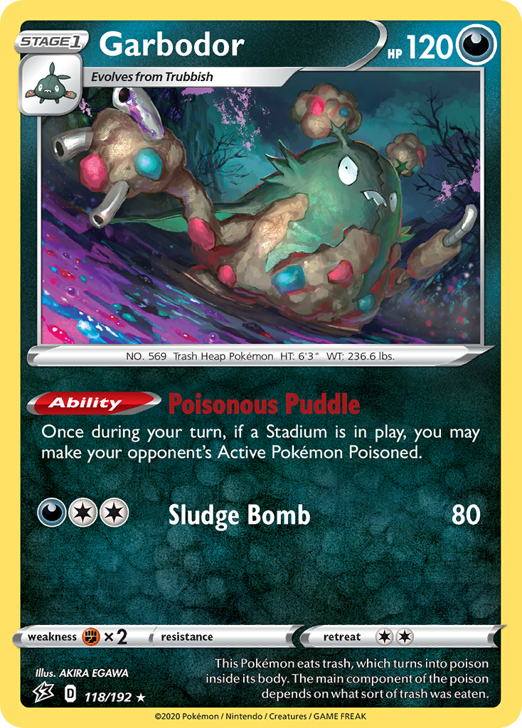 Garbodor (118/192) [Sword & Shield: Rebel Clash] | Eastridge Sports Cards & Games