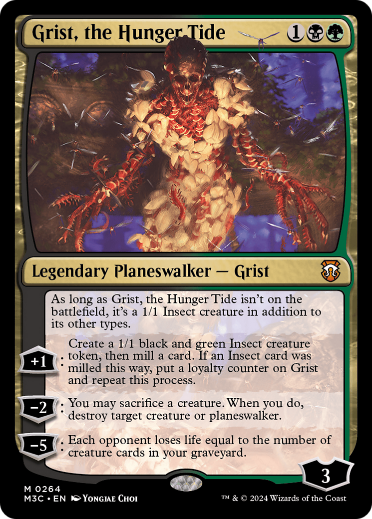 Grist, the Hunger Tide (Ripple Foil) [Modern Horizons 3 Commander] | Eastridge Sports Cards & Games