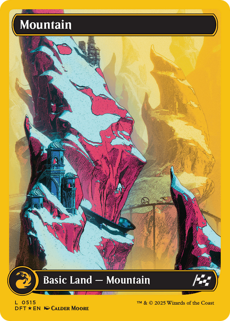 Mountain (0515) (First-Place Foil) [Aetherdrift] | Eastridge Sports Cards & Games