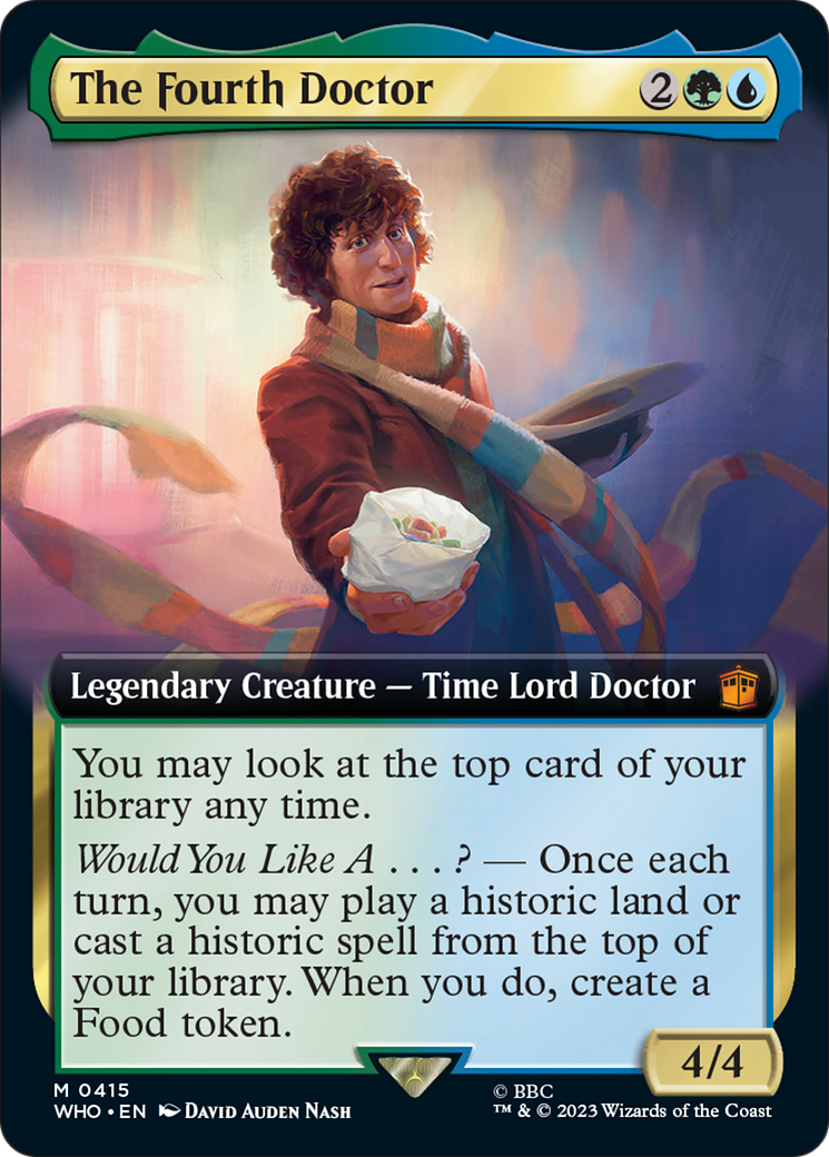 The Fourth Doctor (Extended Art) [Doctor Who] | Eastridge Sports Cards & Games