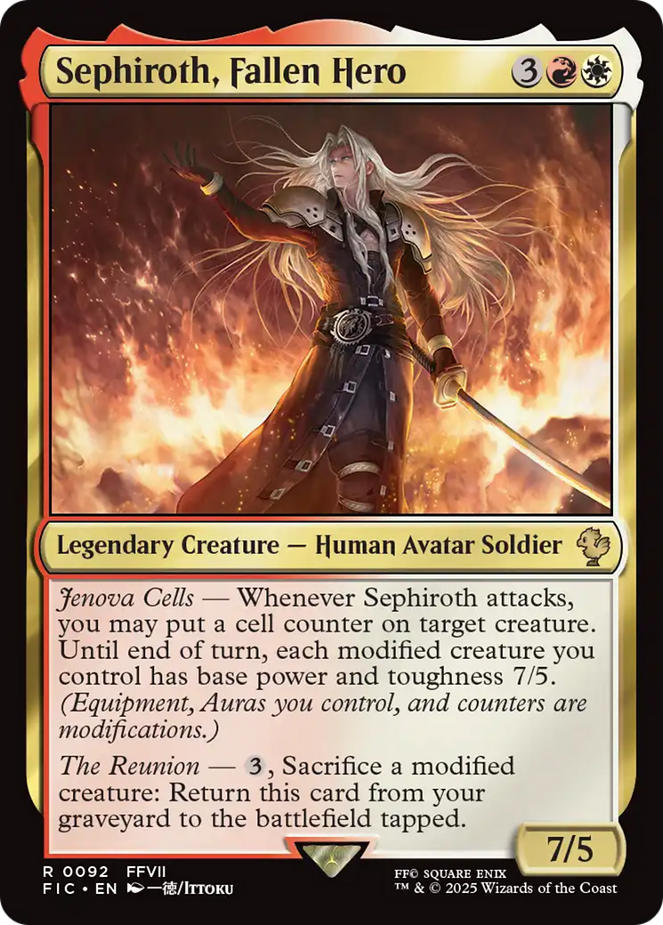 Sephiroth, Fallen Hero [FINAL FANTASY Commander] | Eastridge Sports Cards & Games