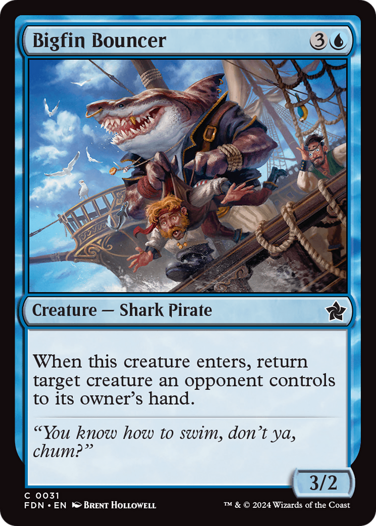 Bigfin Bouncer [Foundations] | Eastridge Sports Cards & Games