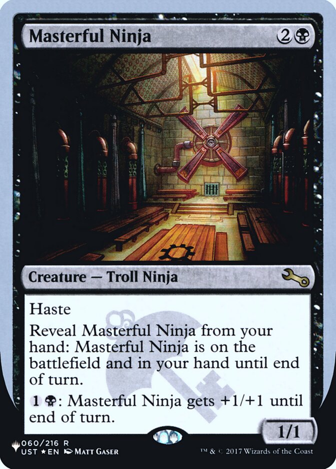 Masterful Ninja (Unfinity Foil Edition) [The List] | Eastridge Sports Cards & Games