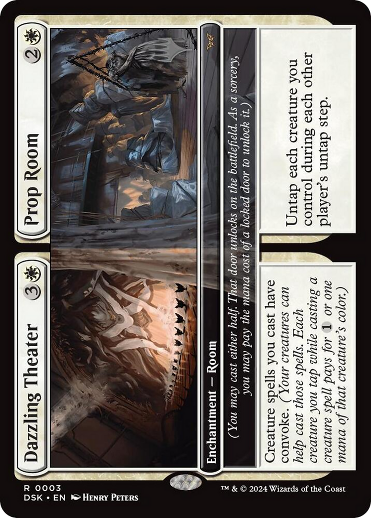 Dazzling Theater // Prop Room (Promo Pack) [Duskmourn: House of Horror Promos] | Eastridge Sports Cards & Games