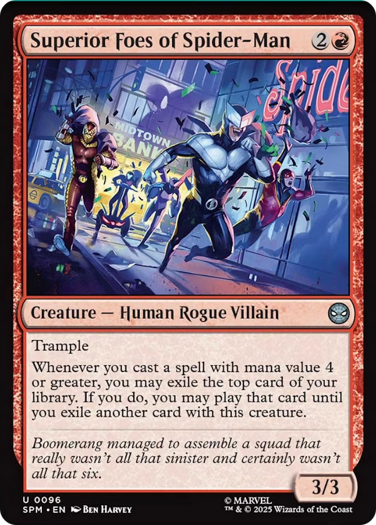 Superior Foes of Spider-Man [Marvel's Spider-Man] | Eastridge Sports Cards & Games