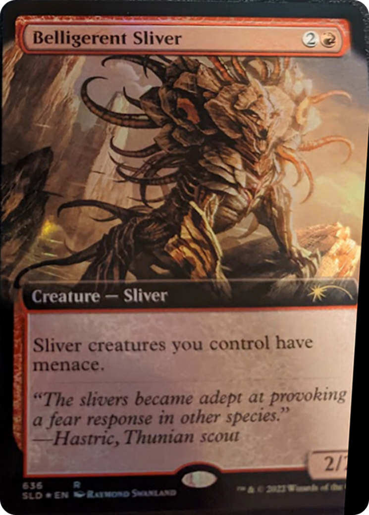 Belligerent Sliver (Extended Art) [Secret Lair Drop Series] | Eastridge Sports Cards & Games