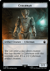 Alien // Cyberman Double-Sided Token [Doctor Who Tokens] | Eastridge Sports Cards & Games