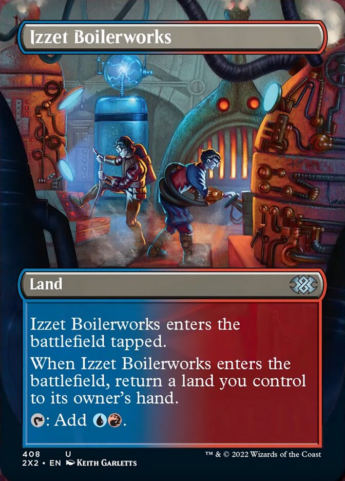 Izzet Boilerworks (Borderless Alternate Art) [Double Masters 2022] | Eastridge Sports Cards & Games