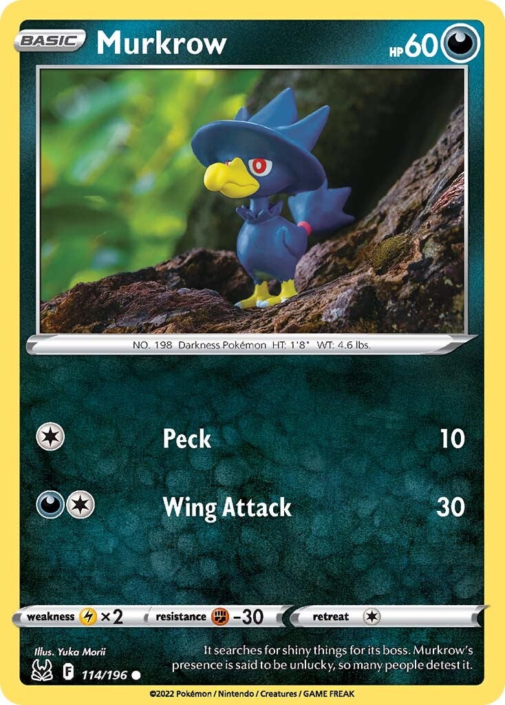 Murkrow (114/196) [Sword & Shield: Lost Origin] | Eastridge Sports Cards & Games