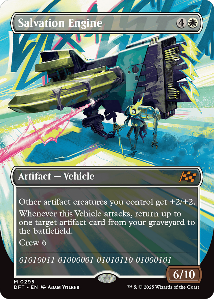 Salvation Engine (Borderless) [Aetherdrift] | Eastridge Sports Cards & Games